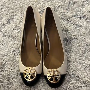 Tory Burch 2” block heels. Size 8.
